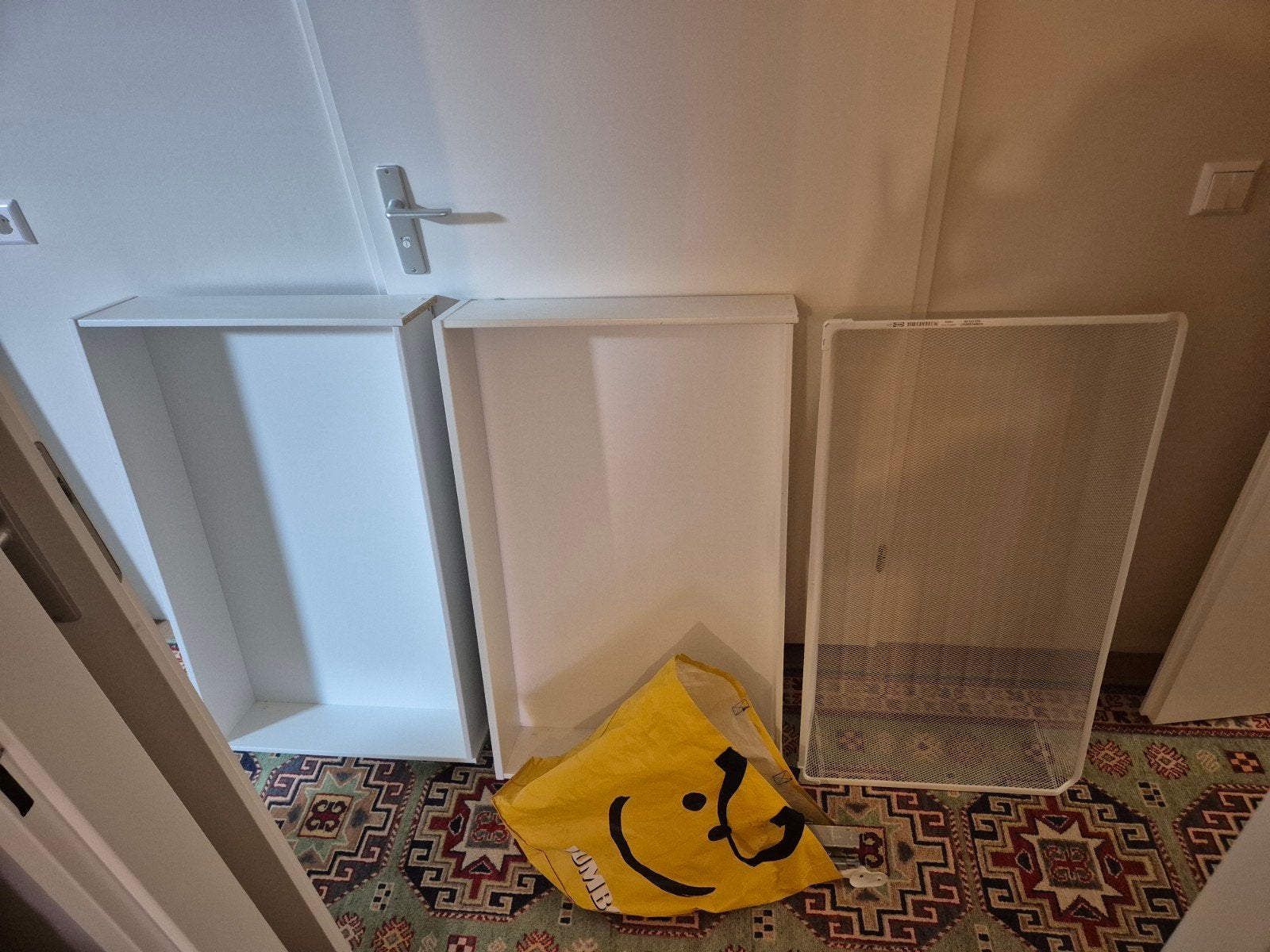 Ikea PAX onderdelen: lades, draadmand en Bergsbo deuren, Ophalen, Gebruikt