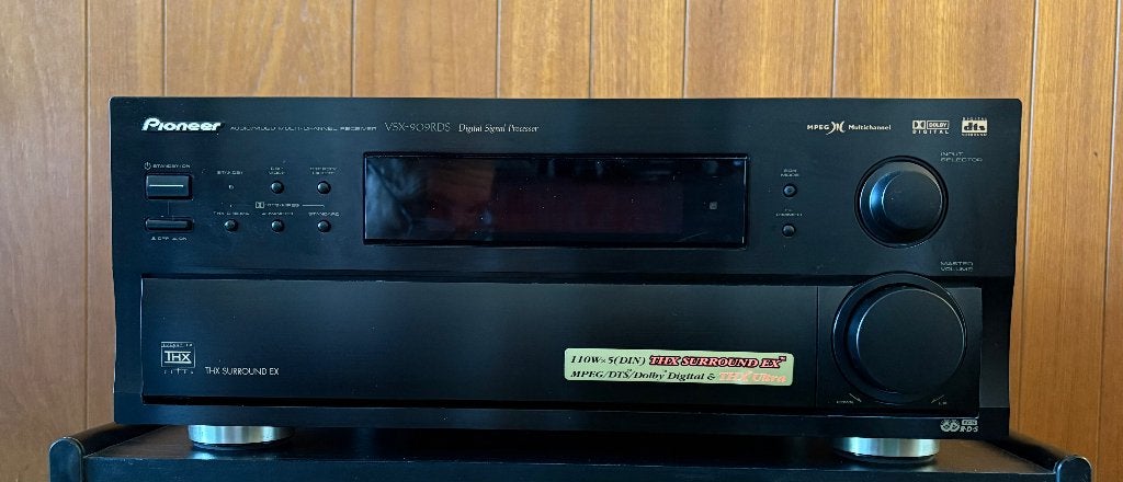 Pioneer VSX-909RDS AV Receiver, Ophalen, Pioneer, 120 watt of meer, Gebruikt