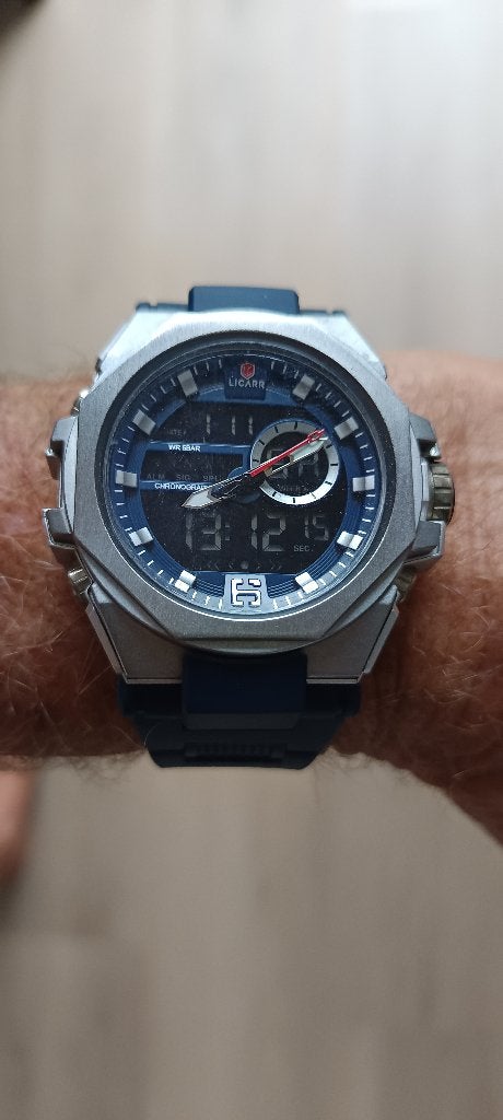 heren horloge LICARR limited edition 25 euro, Sieraden, Tassen en Uiterlijk, Horloges | Heren, Ophalen of Verzenden, Zo goed als nieuw