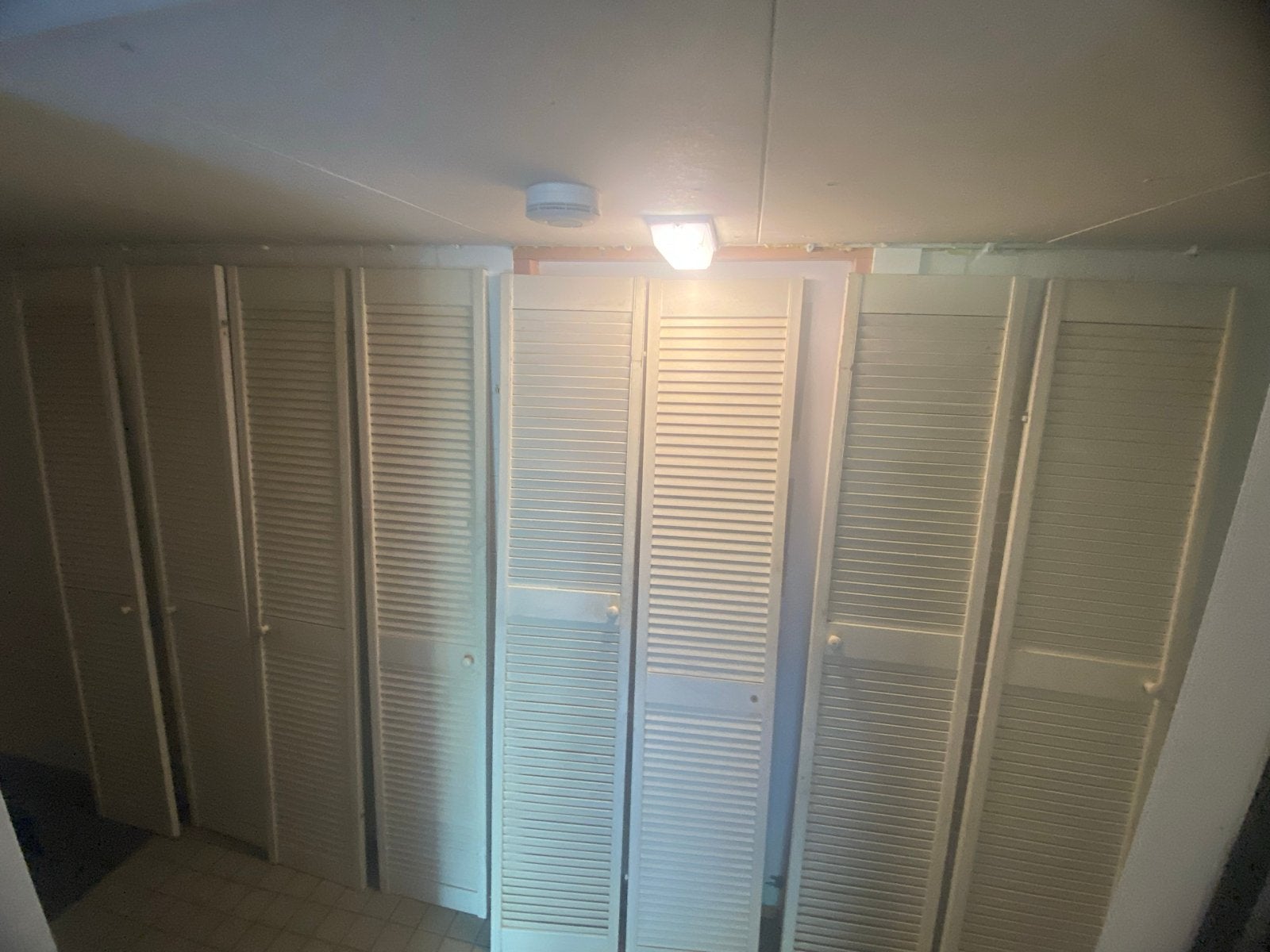 Set van 8 witte vouwdeuren/jaloeziedeuren 198 X 38, Ophalen, Gebruikt, 120 cm of meer, Binnendeur
