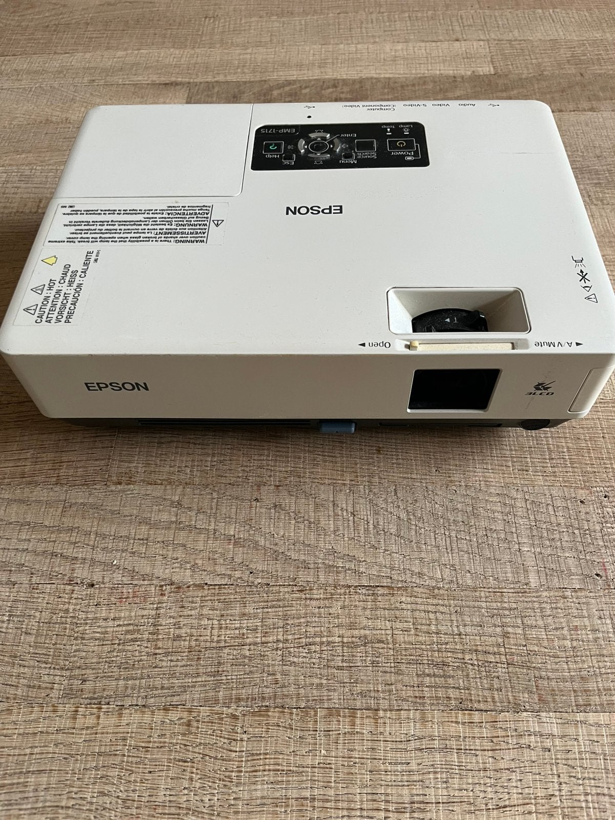 Beamer Epson EMP-1715 - 2700 lumen, Gebruikt, Epson, Ophalen of Verzenden, LCD