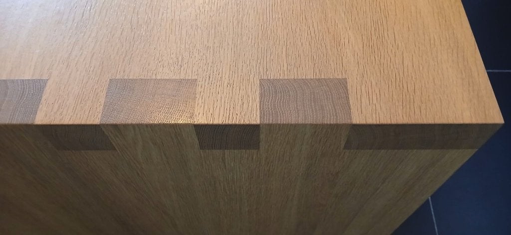 Montis Wang design eettafel door Gijs Papavoine, Ophalen, Eikenhout, 200 cm of meer, 50 tot 100 cm