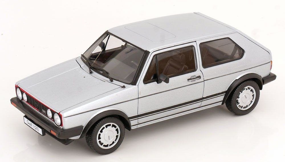 VOLKSWAGEN Golf I GTI, KLEUR zilver, 1983, WELLY 1:18, Ophalen, Nieuw, Auto, Welly