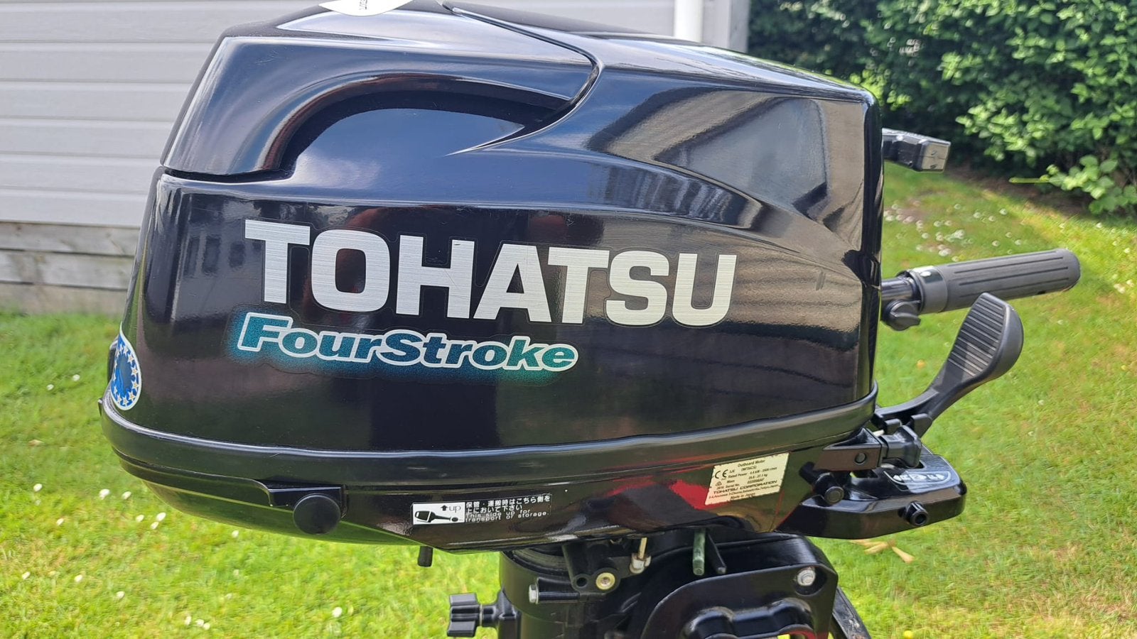 Buitenboordmotor Tohatsu 6pk langstaart, Watersport en Boten, Buiten- en Binnenboordmotoren, Ophalen, 5 tot 10 pk, Viertaktmotor