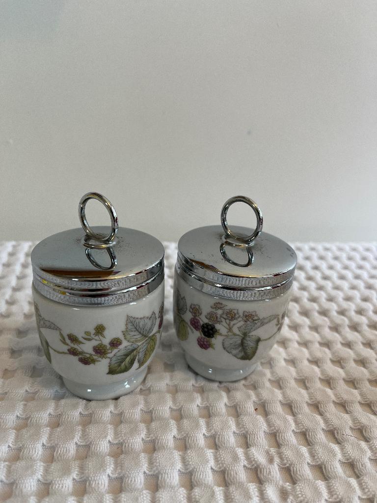 Vintage Royal Worcester egg coddlers samenprijs(5), Ophalen of Verzenden