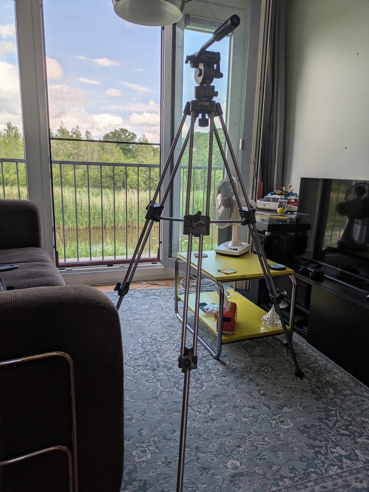 Ravelli film statief, Ophalen, Driepoot