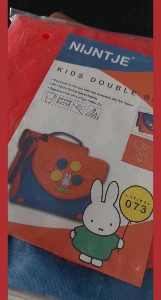 Kleine NIJNTJE KINDER FIETSTAS, Antiek en Kunst, Ophalen of Verzenden