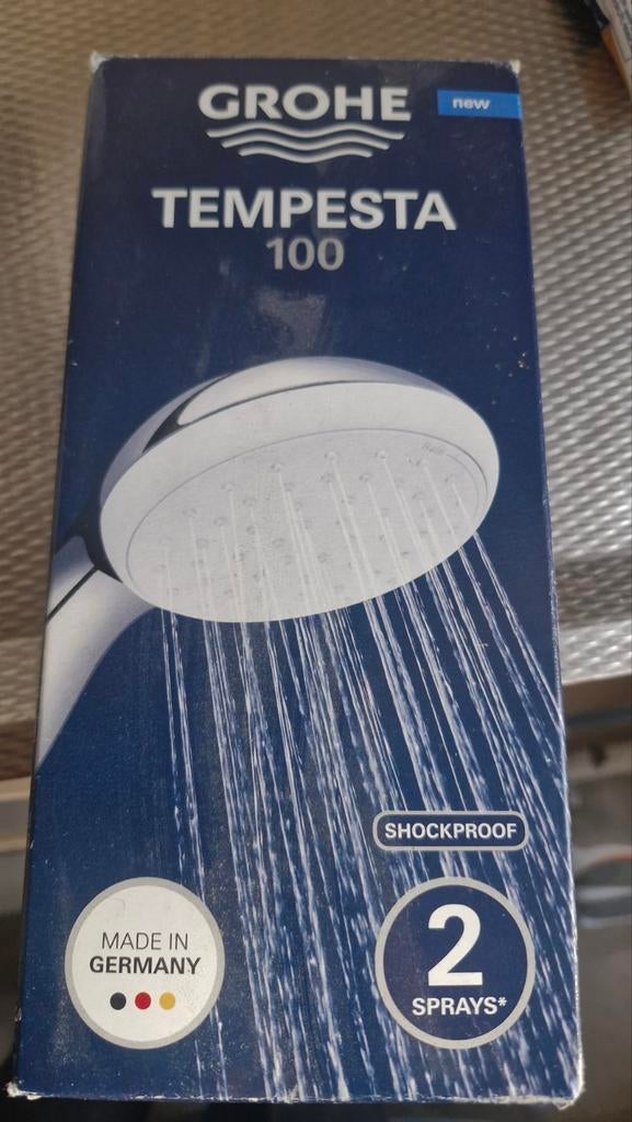 Grohe Tempesta 100 Nieuw water besparende douchekop, Ophalen of Verzenden, Nieuw, Overige kleuren, Overige typen