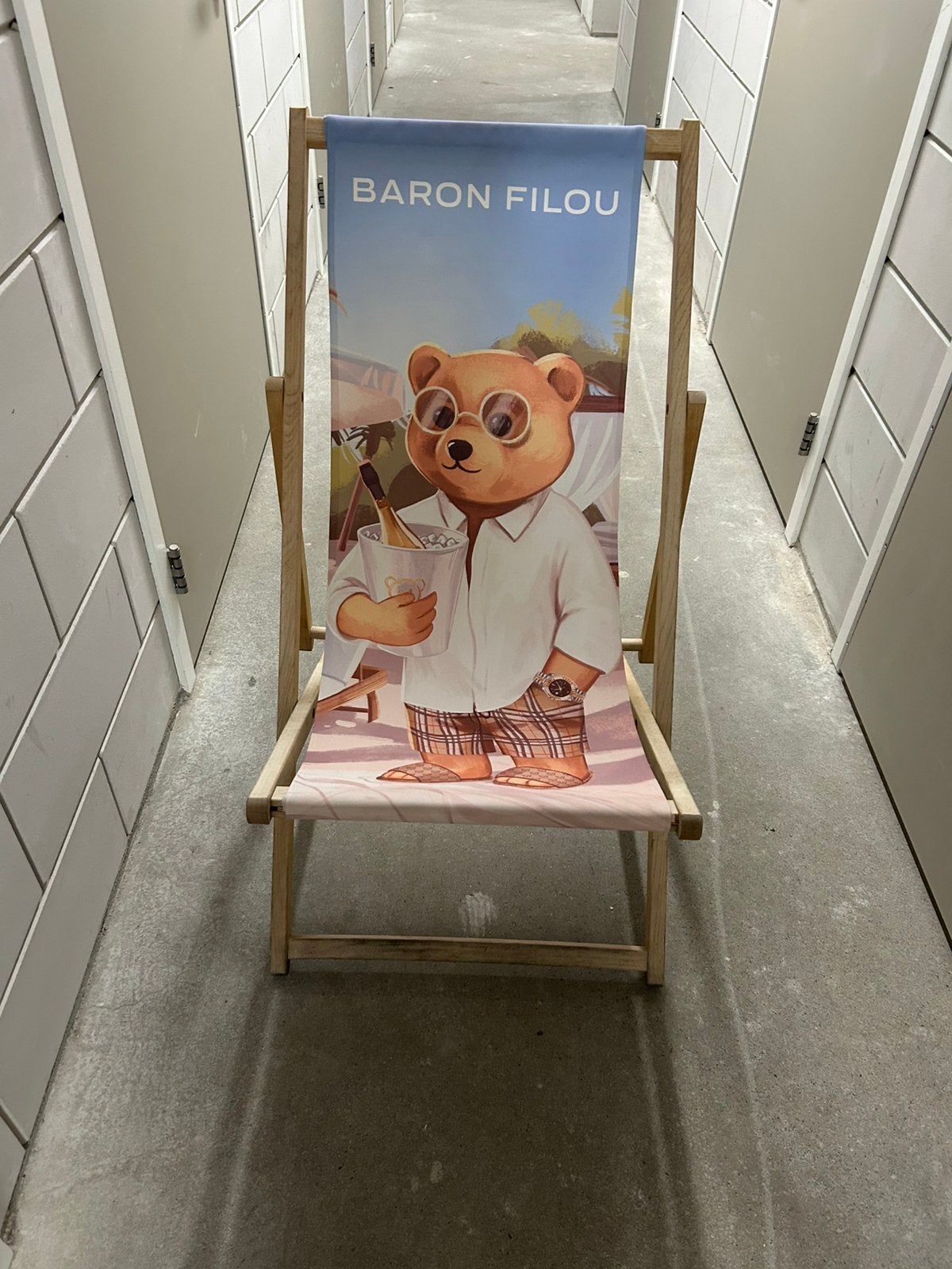 Strandstoel Baron Filou kind, Ophalen, Zo goed als nieuw