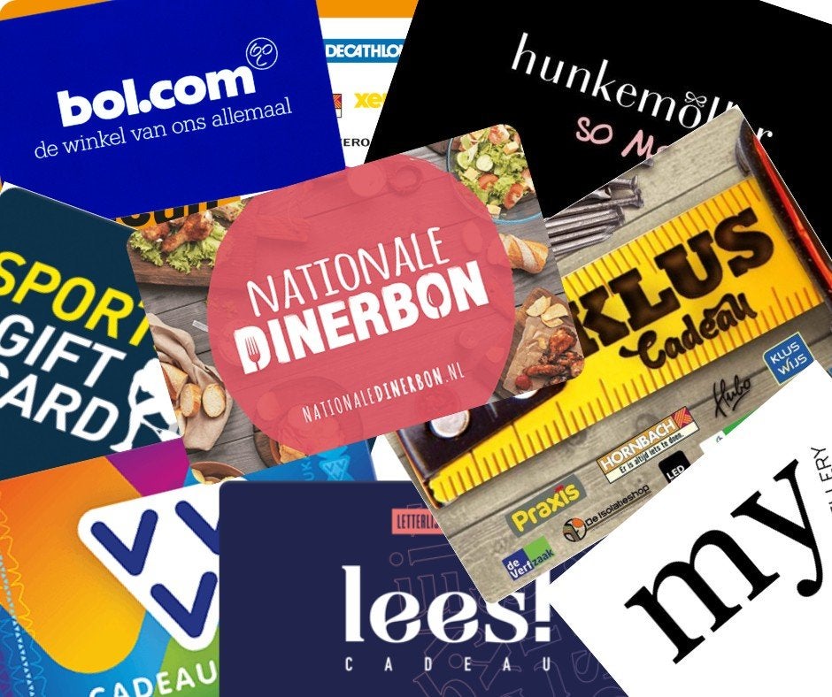 Cadeaukaarten, Eén persoon, Cadeaubon