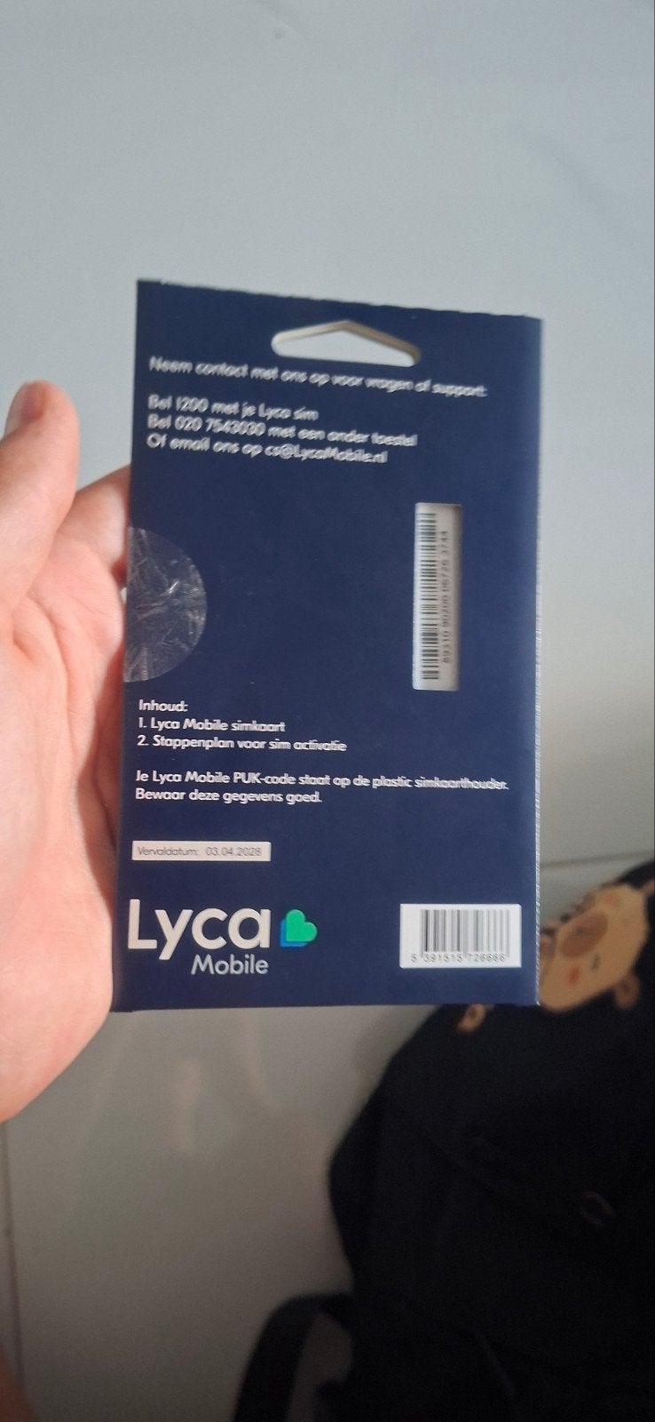Lyca Mobile Simkaart - Nieuw en Ongebruikt, Ophalen of Verzenden, Nieuw, Overige providers, Simkaart
