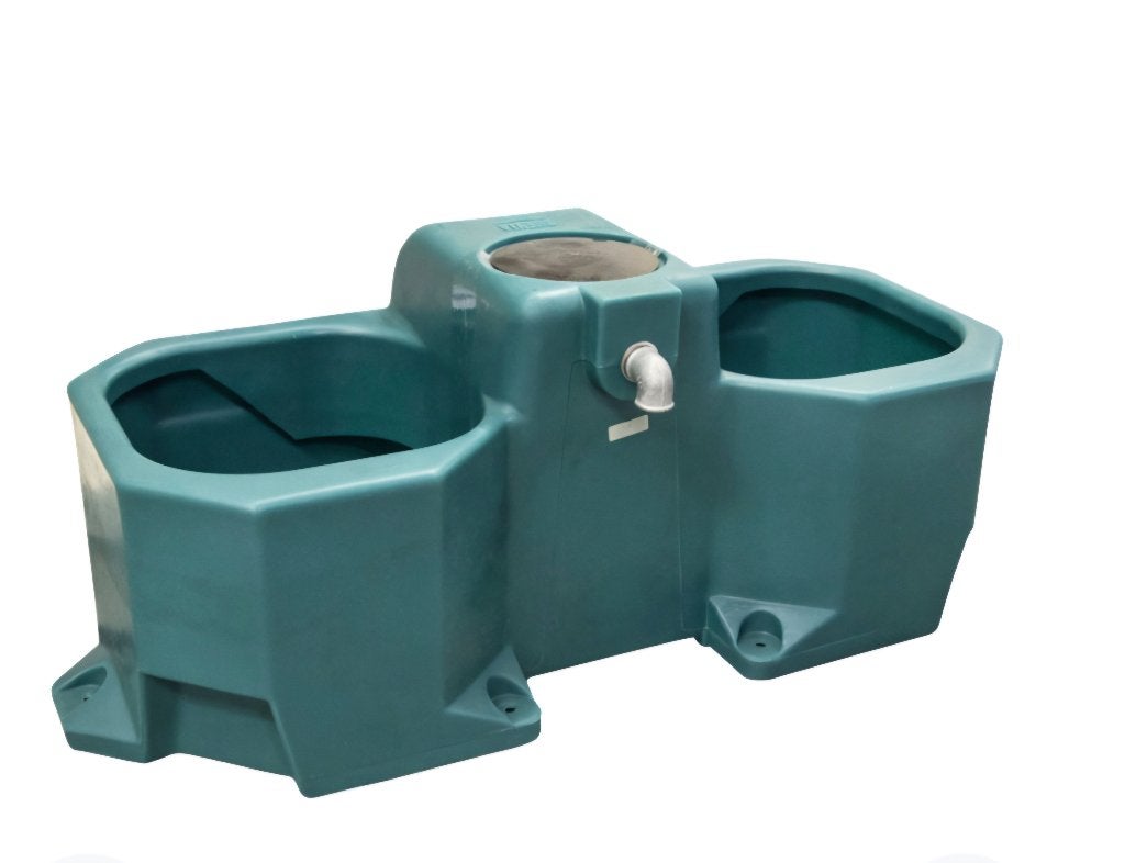 Suevia waterbak 80 liter, Weidegang, 4 paarden of pony's of meer
