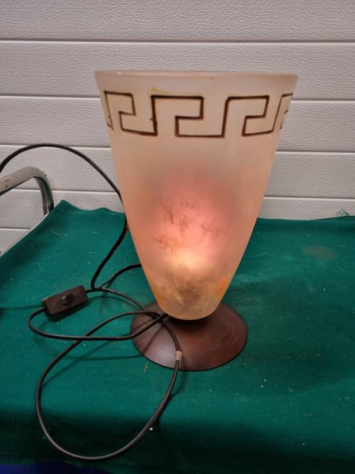 -	Tafellamp griekse zuil met schakelaar, Ophalen of Verzenden, 'T Olde Gre-j, Info@toldegrej.nl, Endepoelstraat 20f Didam