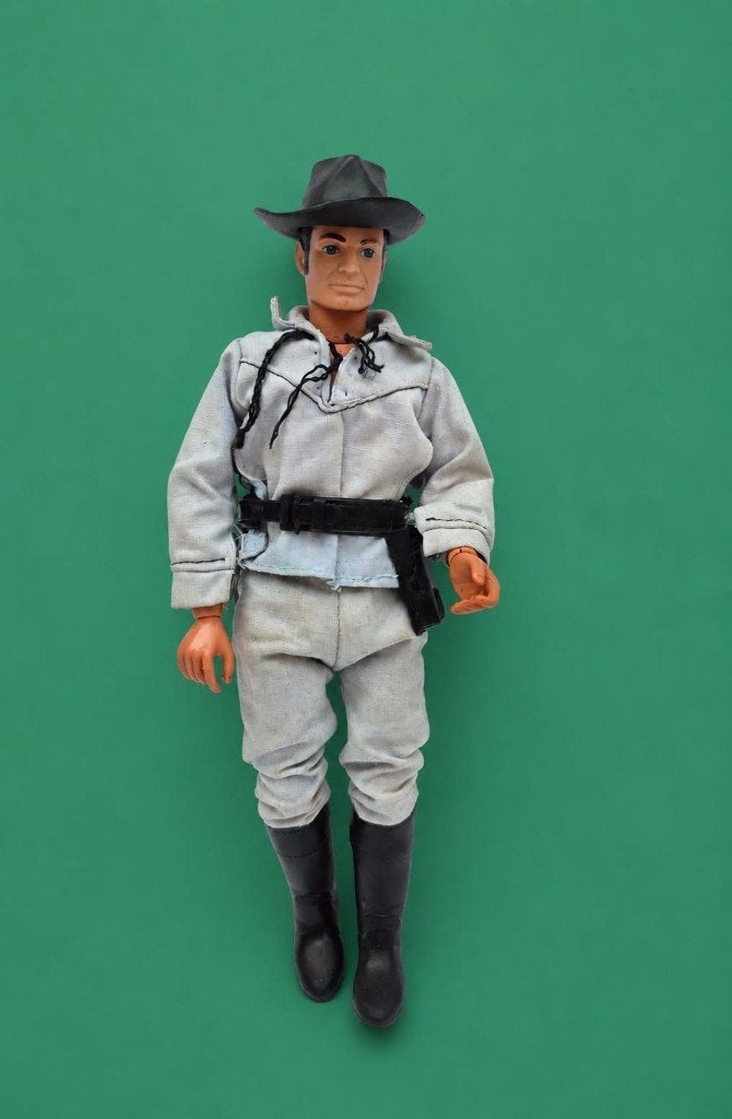 Vintage Lone Ranger action man Gabriel jaren  70, Ophalen of Verzenden, Gebruikt