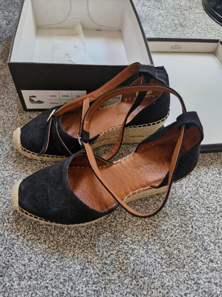 Via Vai espadrilles, Via Vai, Zwart, Ophalen of Verzenden, Zo goed als nieuw