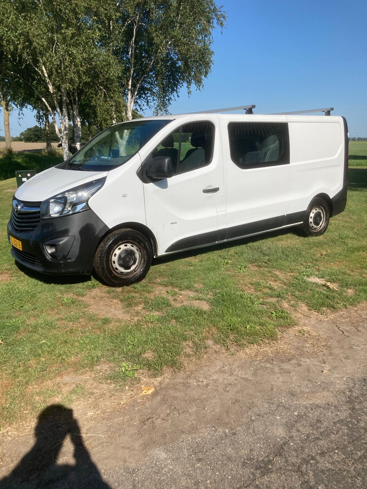 Opel Vivaro 2.0 D 66KW BV 2014, Voorwielaandrijving, Euro 5, Zwart, Wit