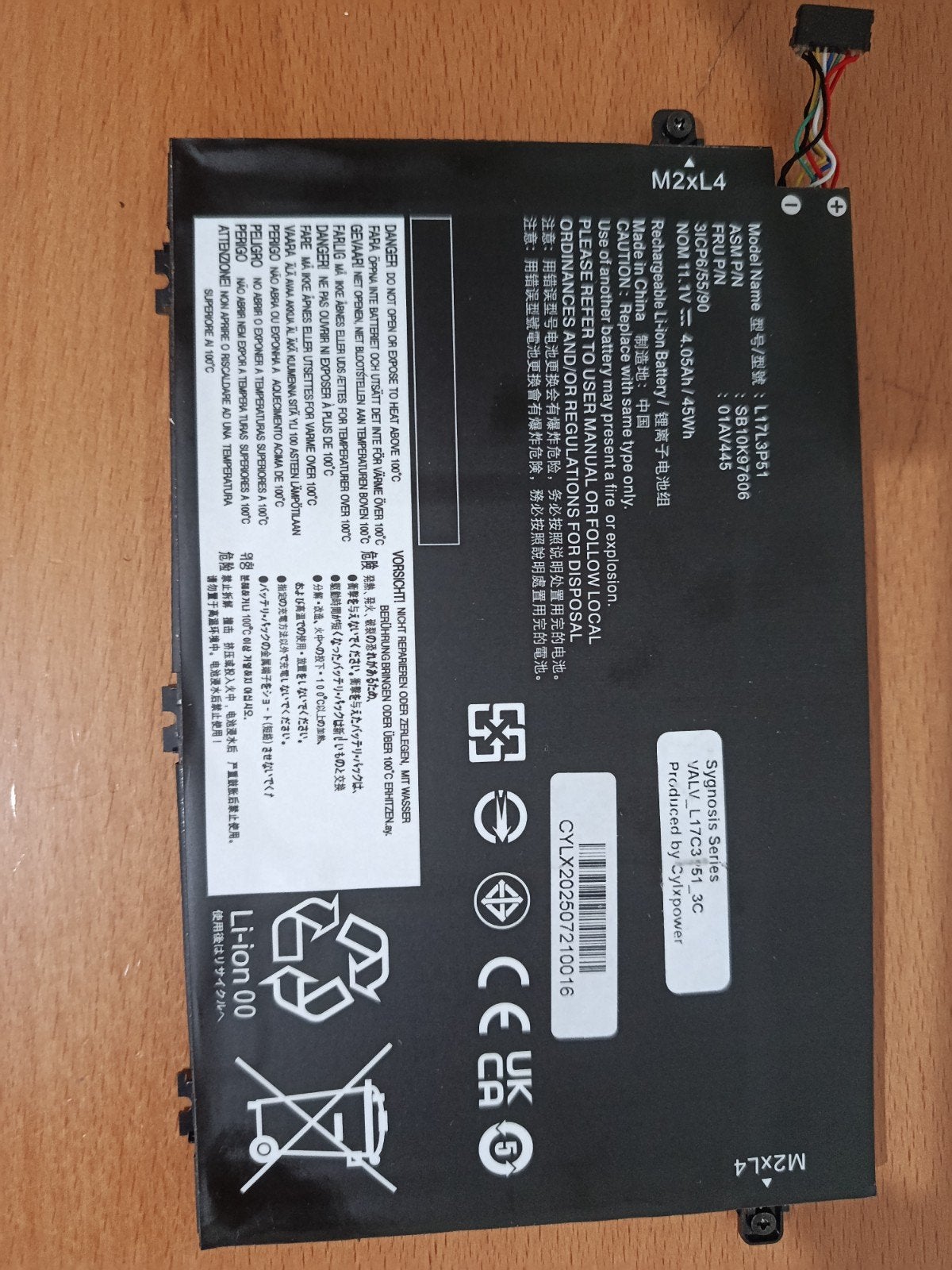 Lenovo E485 Laptop Batterij - Zo goed als nieuw, Telecommunicatie, Mobiele telefoons | Batterijen en Accu's, Ophalen of Verzenden