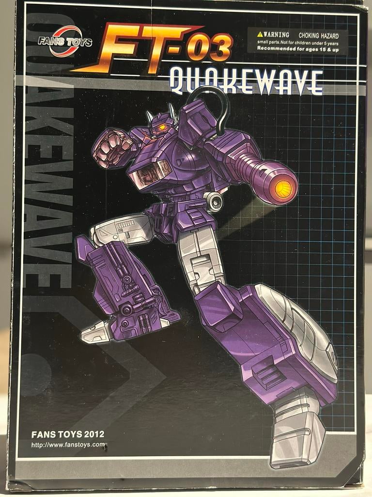 Fans Toys FT-03 Quakewave Transformers Figuur, Ophalen of Verzenden, Zo goed als nieuw
