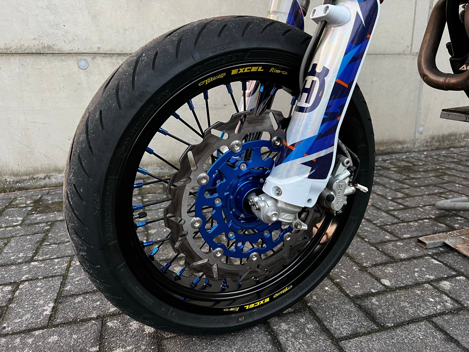 Husqvarna ktm Supermoto Wielen Velgen - Excel Rim, Motoren, Ophalen of Verzenden, Gebruikt