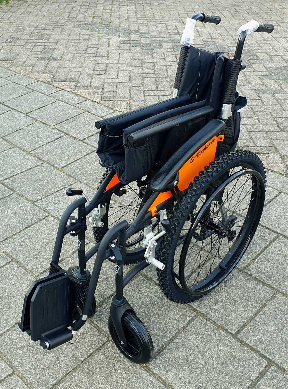 Lichtgewicht outdoor rolstoel Excel G-Explorer NIEUW, Diversen, Rolstoelen, Excel G-Explorer, Nieuw, Duwrolstoel, Inklapbaar