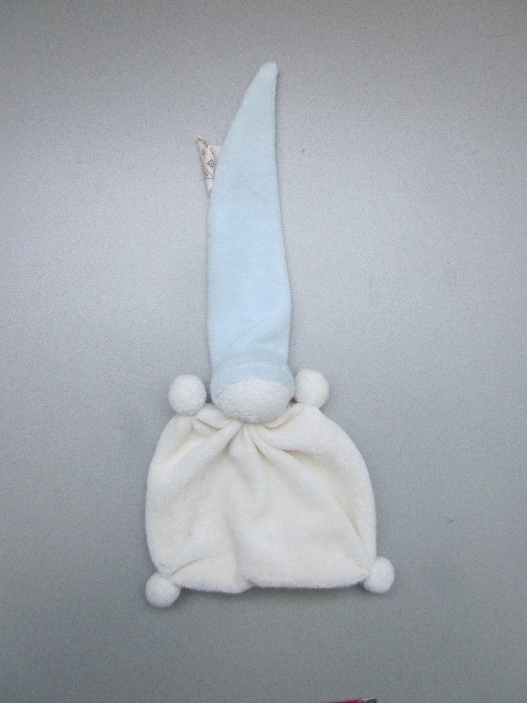 Sussekind roomwit lichtblauw zacht pluche knuffeldoek popje, Kinderen en Baby's, Overige merken, Overige karakters, Overige typen