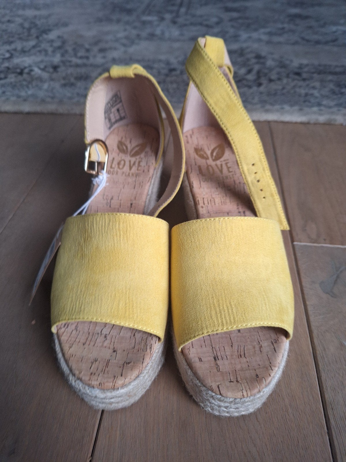 Gele Love Our Planet Espadrilles Maat 39, Love Our Planet, Geel, Nieuw, Ophalen of Verzenden