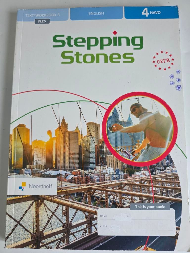 Stepping Stones Engels HAVO 4 Text/Workbook B, Boeken, Engels, Noordhoff, HAVO, Ophalen of Verzenden