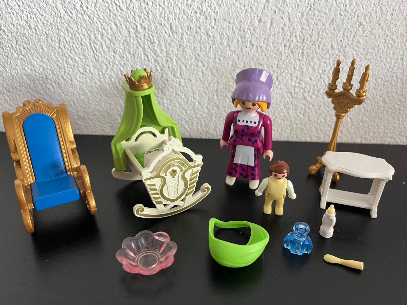 Playmobil prinsessen babykamer 4254, Kinderen en Baby's, Ophalen of Verzenden, Zo goed als nieuw, Complete set