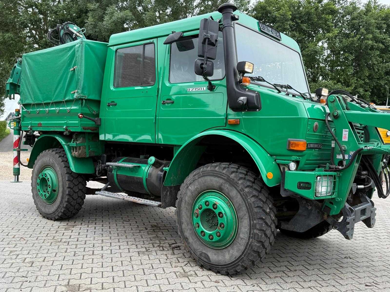 Mercedes Benz - Unimog 2150L Doka 437 - Vrachtwagen, Overige brandstoffen, Mercedes-Benz, Bedrijf, Te koop