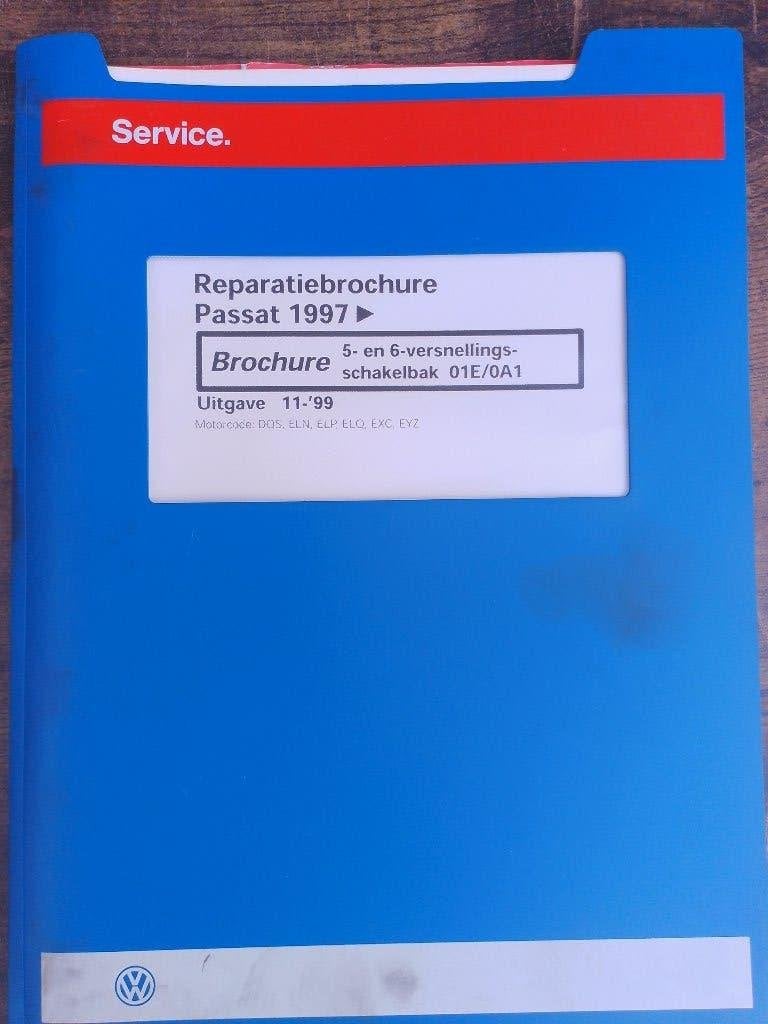 Vw Passat B5 dealer werkplaatsboek versnellingsbak 01E/0A1, Ophalen of Verzenden, Gelezen, Volkswagen