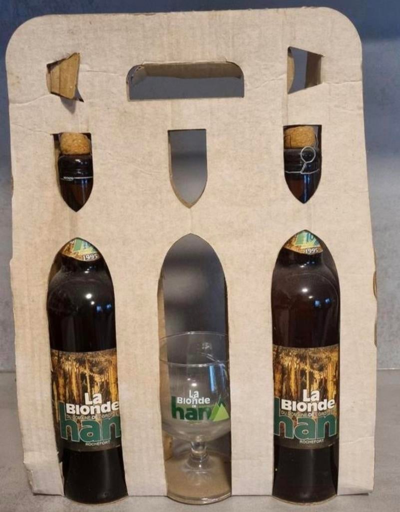 La Blonde du Domaine des Grottes de Han (Rochefort), Verzamelen, Biermerken, Ophalen of Verzenden, Zo goed als nieuw, Flesje(s)