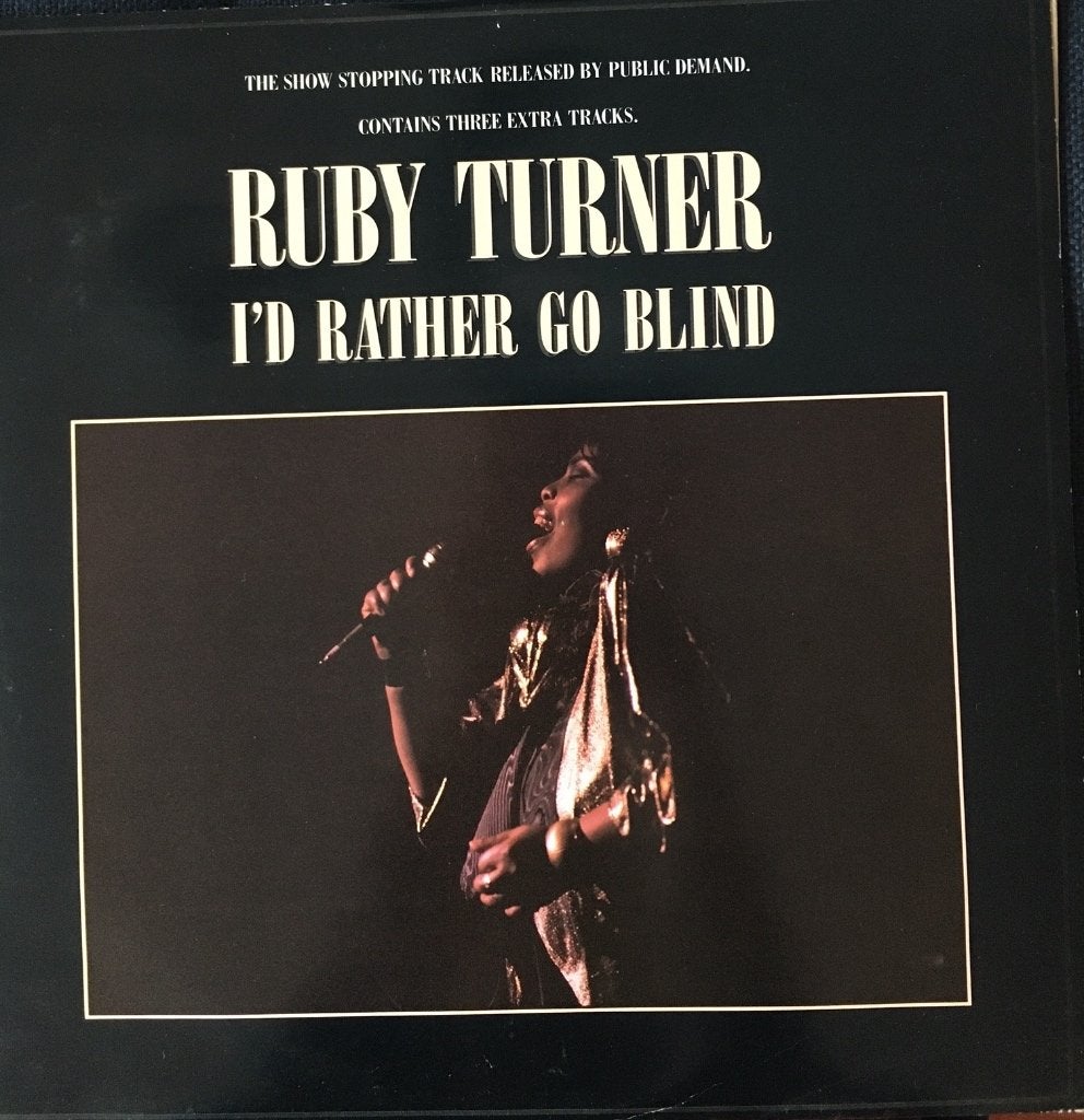 RUBY TURNER I'd Rather Go Blind lp uit 1987, Cd's en Dvd's, Vinyl | Jazz en Blues, Ophalen of Verzenden