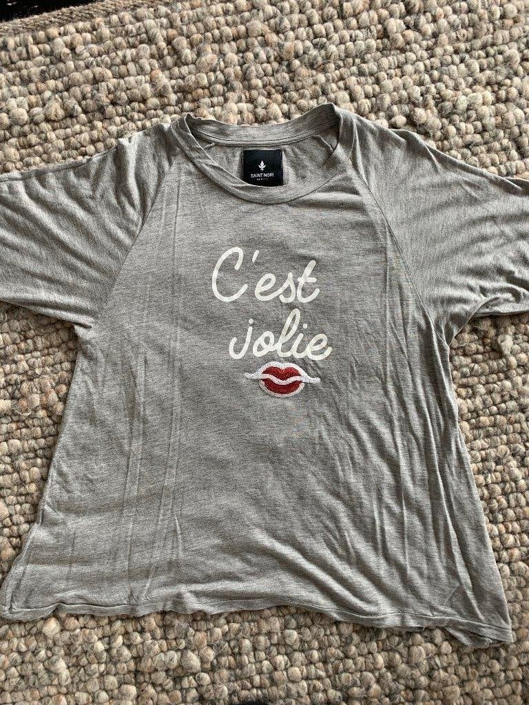Opruiming ........SAINT NOIR zgan shirt maat L, Saint noir, Zwart, Maat 42/44 (L), Ophalen of Verzenden