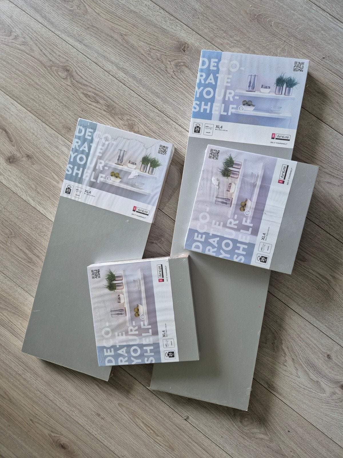 Nieuwe zilveren planken duraline, Ophalen, Nieuw