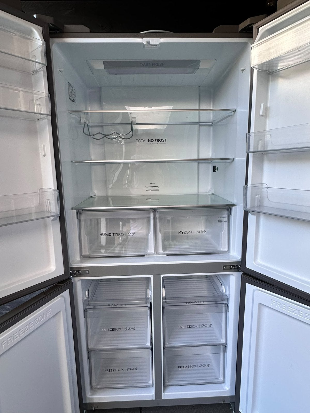 Haier amerikaanse koelkast, Ophalen, Gebruikt, 200 liter of meer, 60 cm of meer