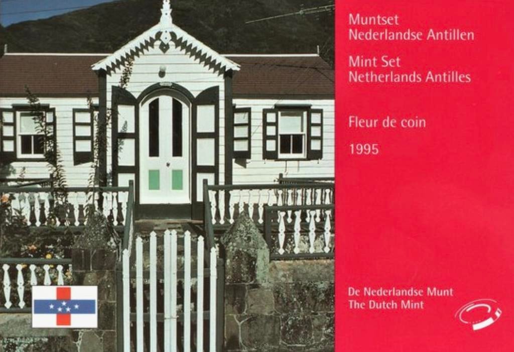 Muntset Nederlandse Antillen 1995 Fleur de Coin, Postzegels en Munten, Munten | Nederland, Ophalen of Verzenden, Koningin Beatrix
