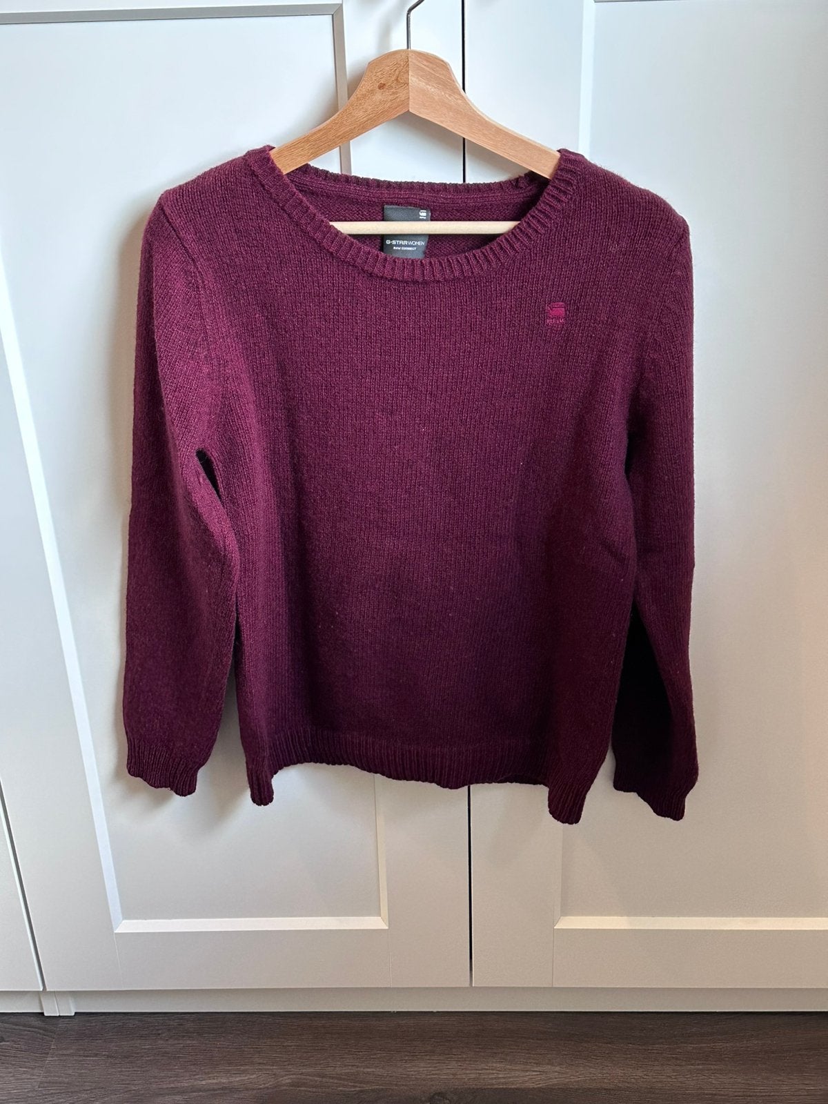 G star raw trui wol bordeaux rood maat S, Ophalen of Verzenden, Zo goed als nieuw, Maat 36 (S), Rood