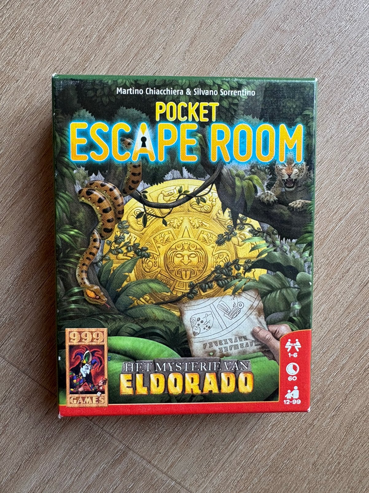 Pocket escaperoom: Het mysterie van Eldorado, Hobby en Vrije tijd, Gezelschapsspellen | Kaartspellen, Ophalen of Verzenden, Zo goed als nieuw