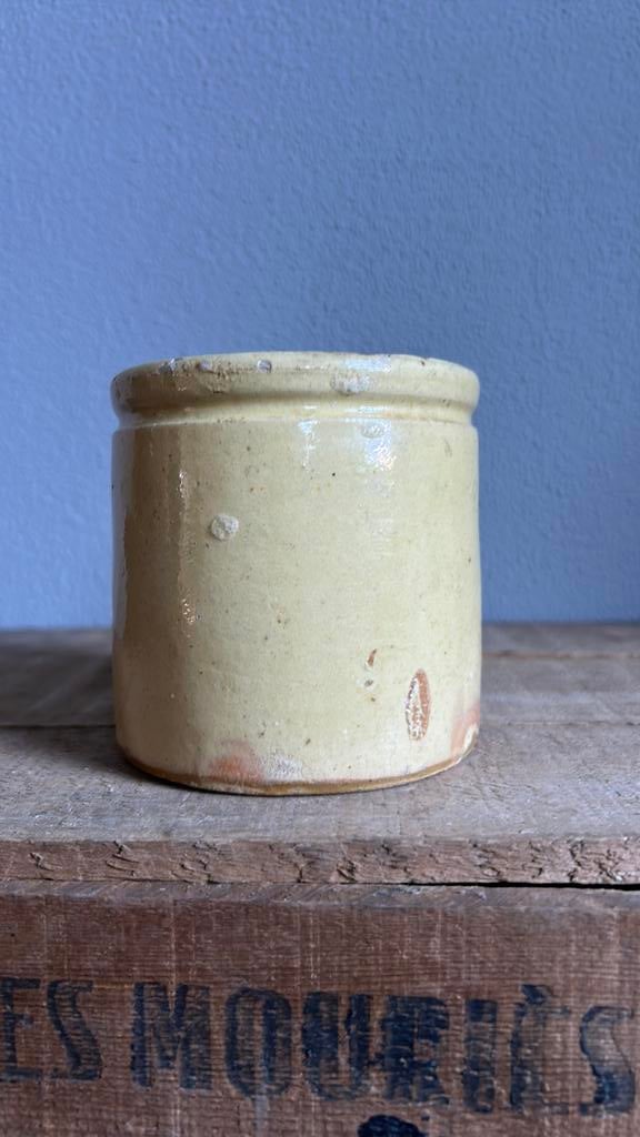 Frans zalfpotje zachtgeel, Ophalen of Verzenden