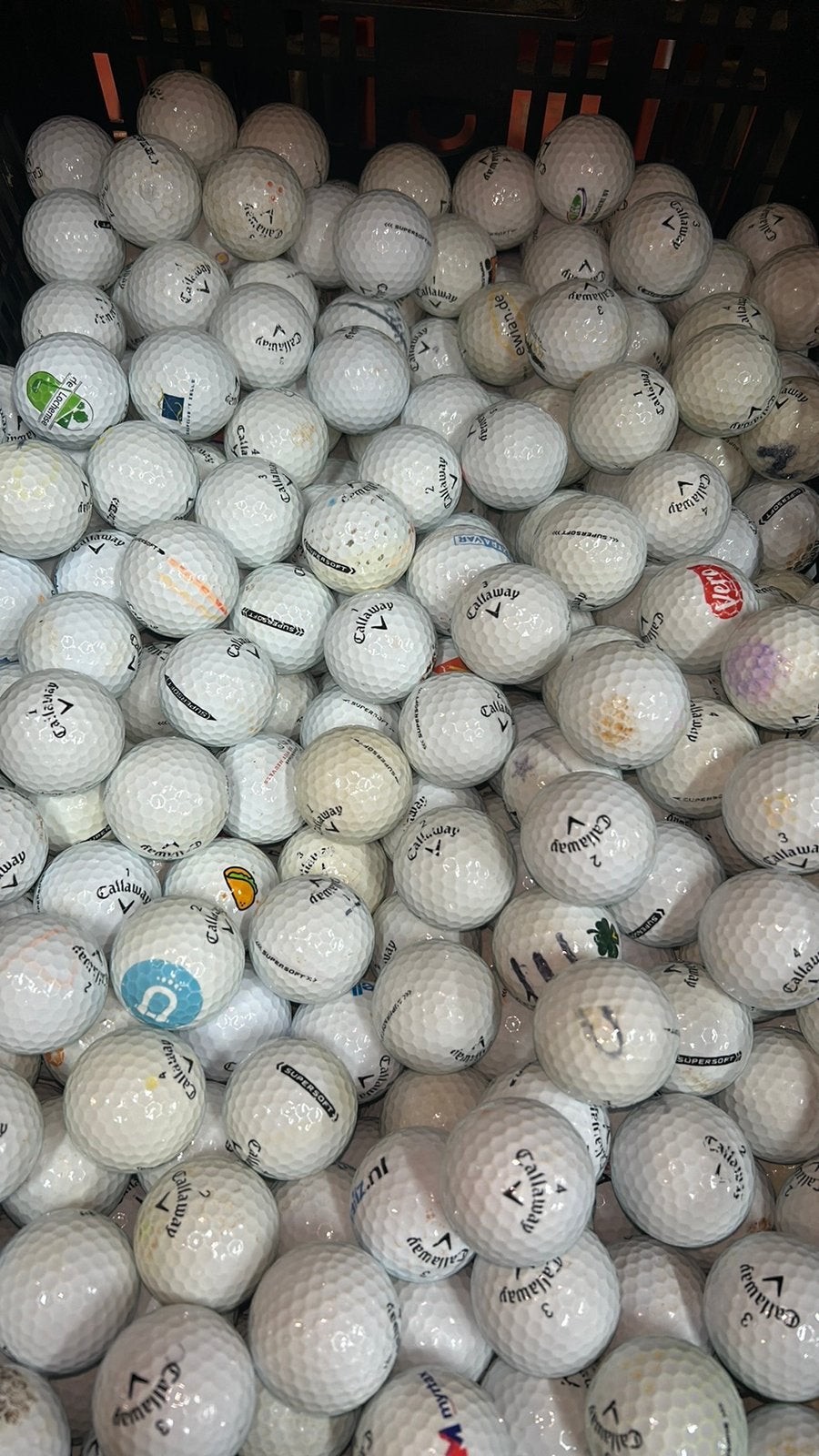 100 Stuks Callaway Supersoft Golfballen, Sport en Fitness, Golf, Ophalen of Verzenden, Zo goed als nieuw, Bal(len), Callaway