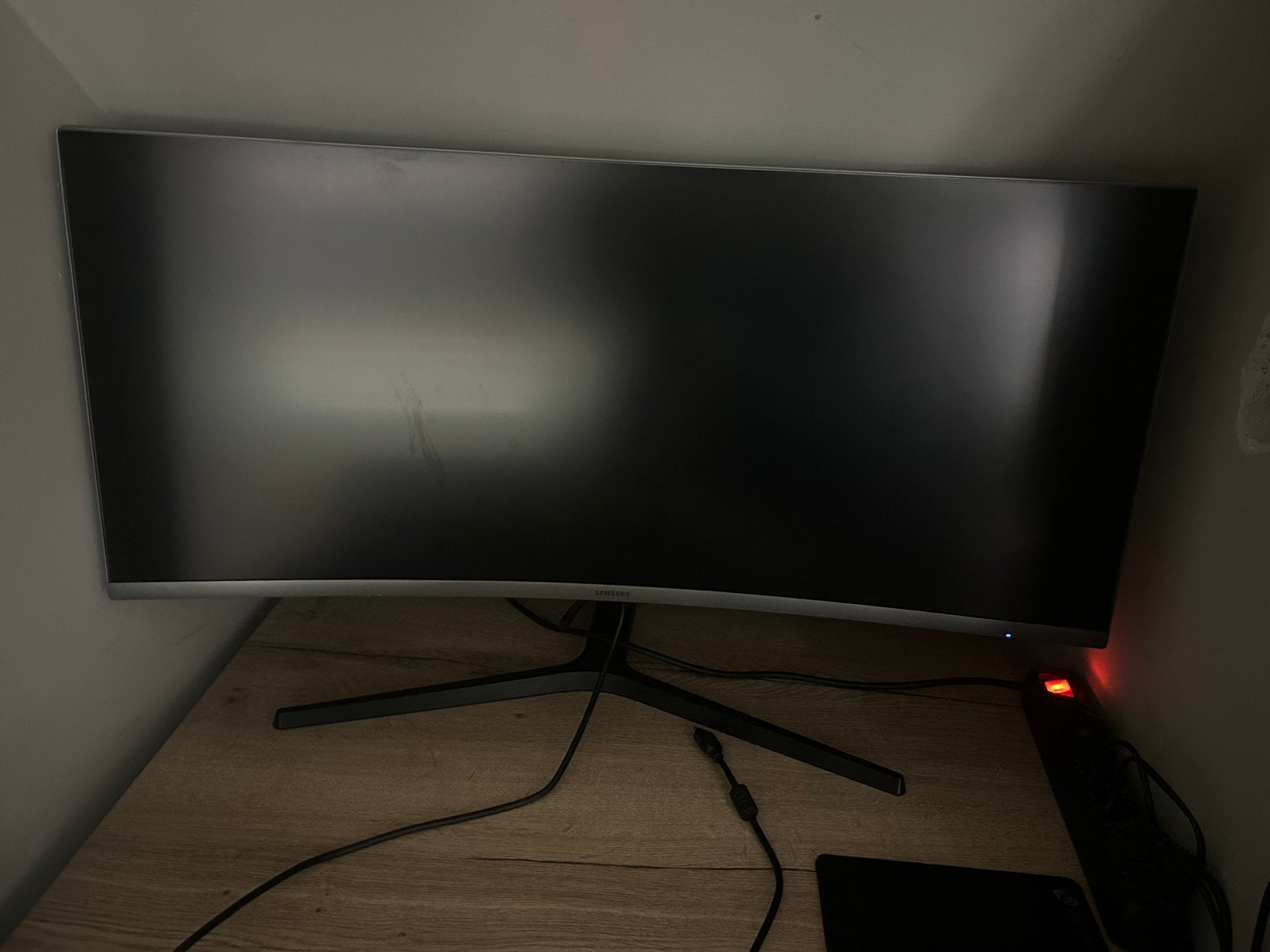 Samsung monitor curved 34”, Ophalen, Curved, Zo goed als nieuw, LED