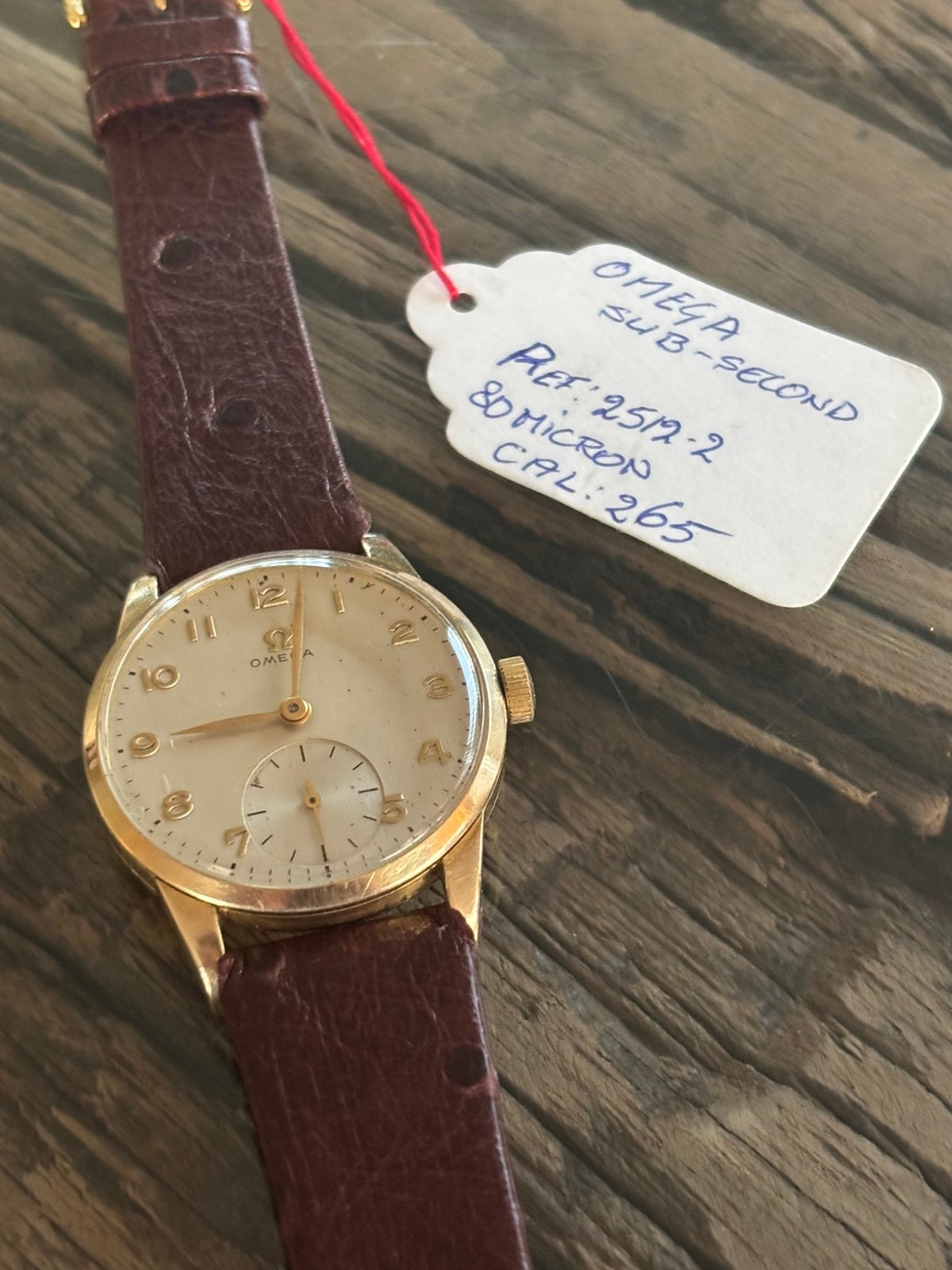 Vinted Omega. Sub second. 1950, Staal, Verguld, Omega, 1960 of later