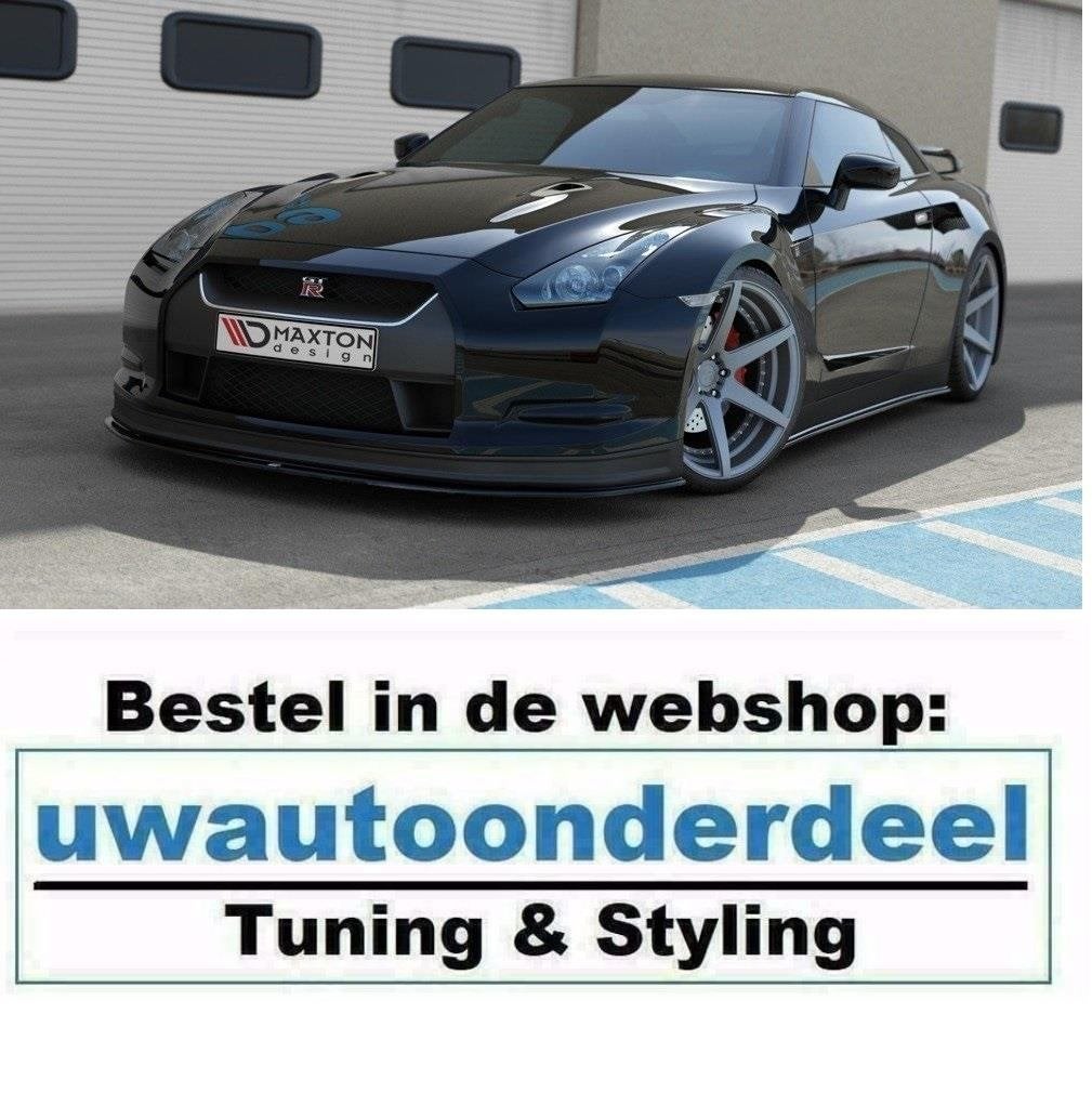 Maxton Design Spoiler Lip Splitter Voor Nissan GTR R35, Verzenden, Automotive Parts, A.parts@hotmail.nl, Trasmolenlaan 12 3447 GZ Woerden
