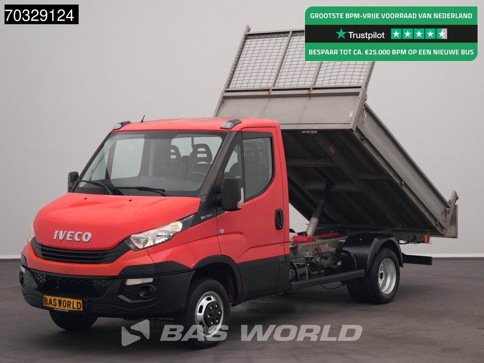 Iveco Daily 35C12 Kipper Dubbellucht 3,5t Trekhaak Airco Cru, Gebruikt, Iveco, 2815 kg, 116 pk