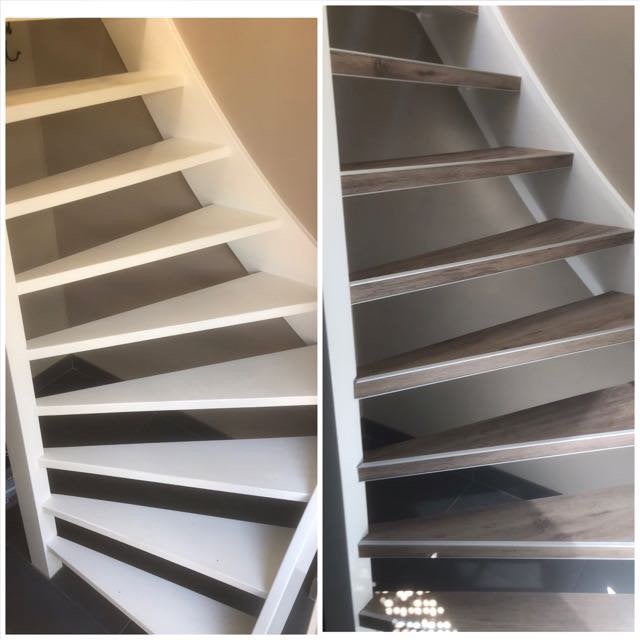 ‼️€375 TRAPPEN BEKLEDEN INC TAPIJT‼️ TRAP STOFFEREN PVC‼️, Ophalen, Nieuw, 75 m² of meer, Tapijt
