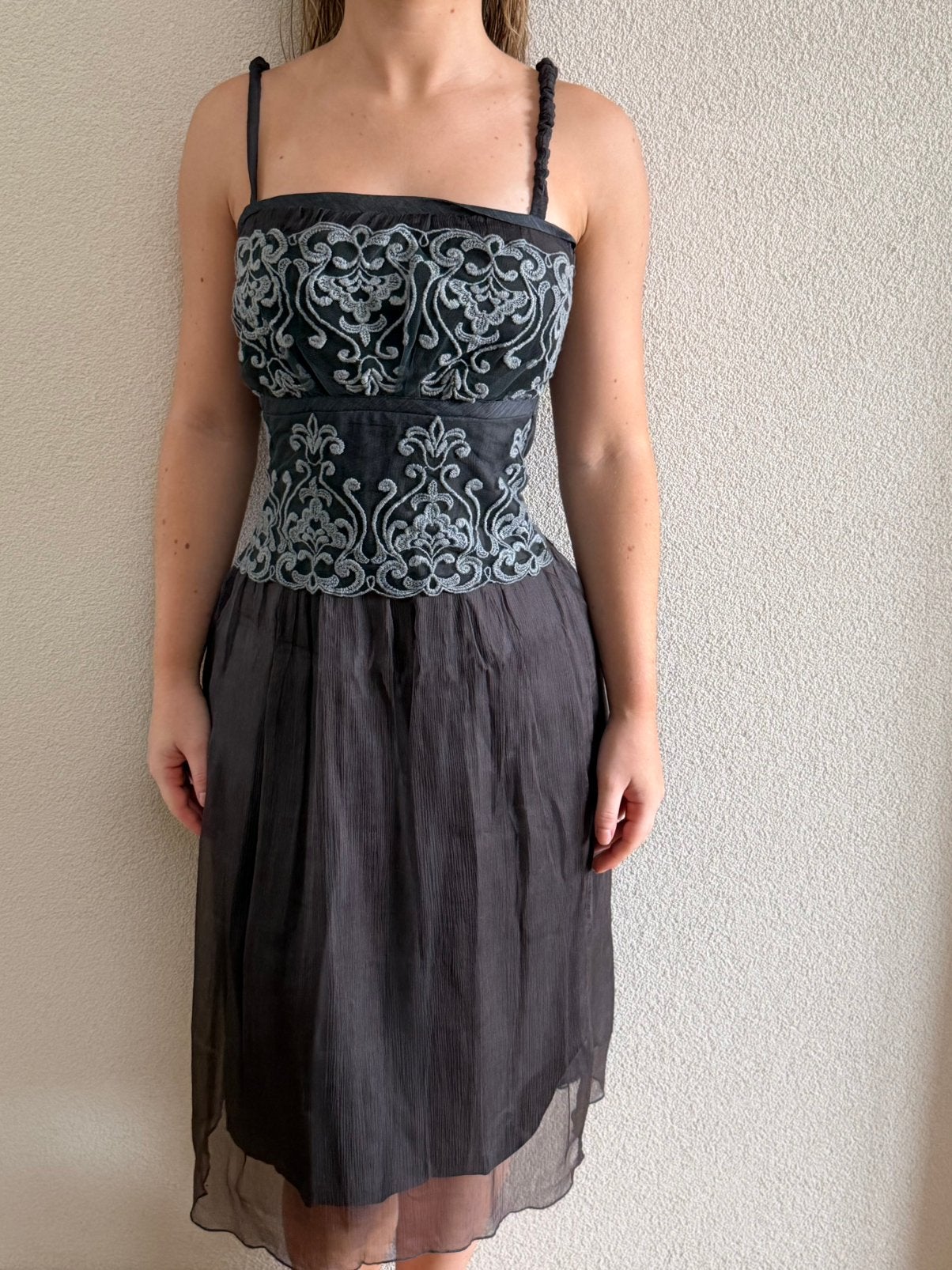 Prachtig zomerjurkje & bolero, maat M / 38 nieuw met kaartje, Kleding | Dames, Maat 38/40 (M), Nieuw, Ophalen of Verzenden, Grijs