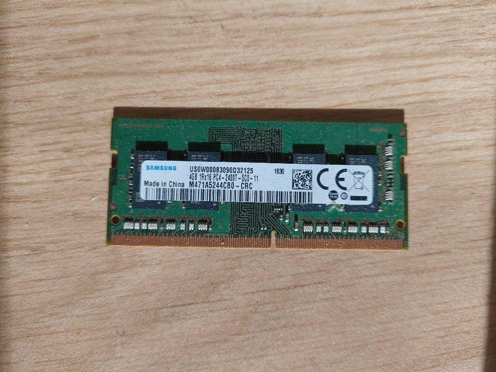 4GB Samsung PC2400 geheugen sodimm, Computers en Software, DDR4, Ophalen of Verzenden, Zo goed als nieuw, Laptop