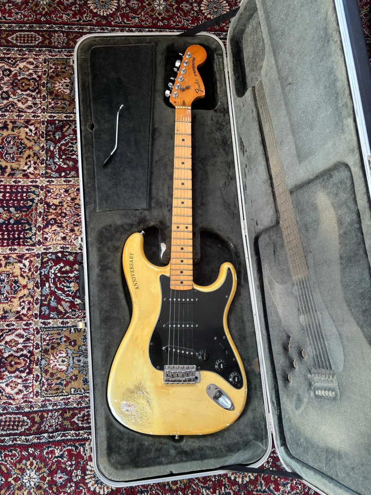 Fender 1979 25th Anniversary Stratocaster, Muziek en Instrumenten, Ophalen of Verzenden, Gebruikt, Solid body, Fender