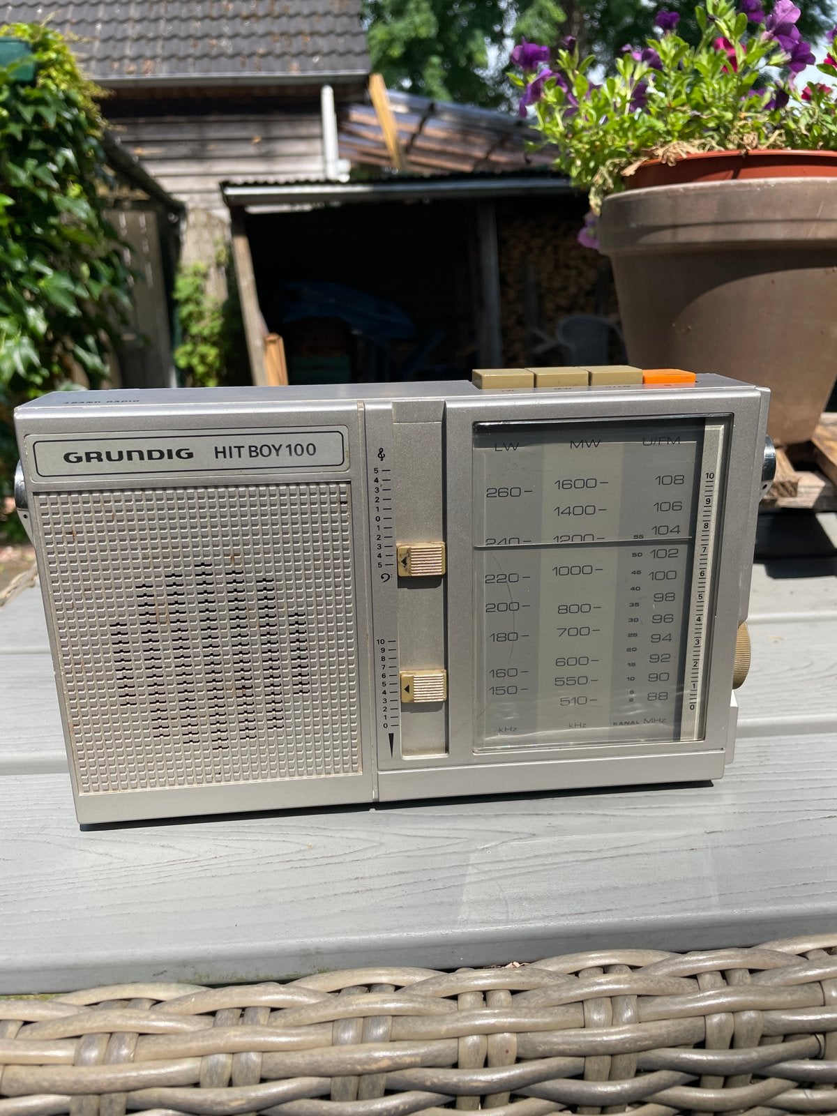 Grundig Hit Boy 100 Transistorradio - Vintage, Ophalen of Verzenden, Gebruikt, Overige typen
