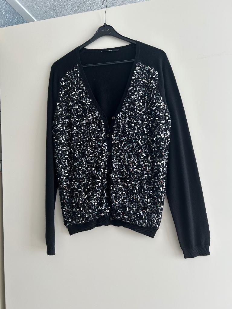 Damesvest maat XL maat 46 Hugo Boss zgan, Kleding | Dames, Zwart, Maat 46/48 (XL) of groter, Ophalen of Verzenden, Zo goed als nieuw